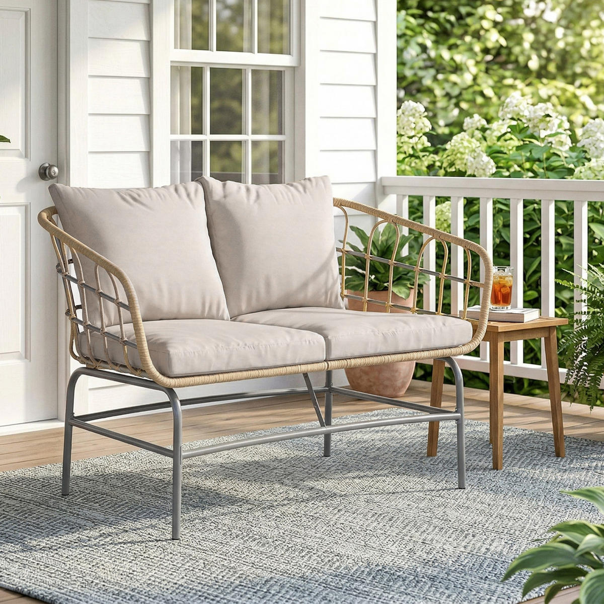 GARTENBANK DE-13535 Braun - Braun, Metall (120/79/67cm) - ComfortXL