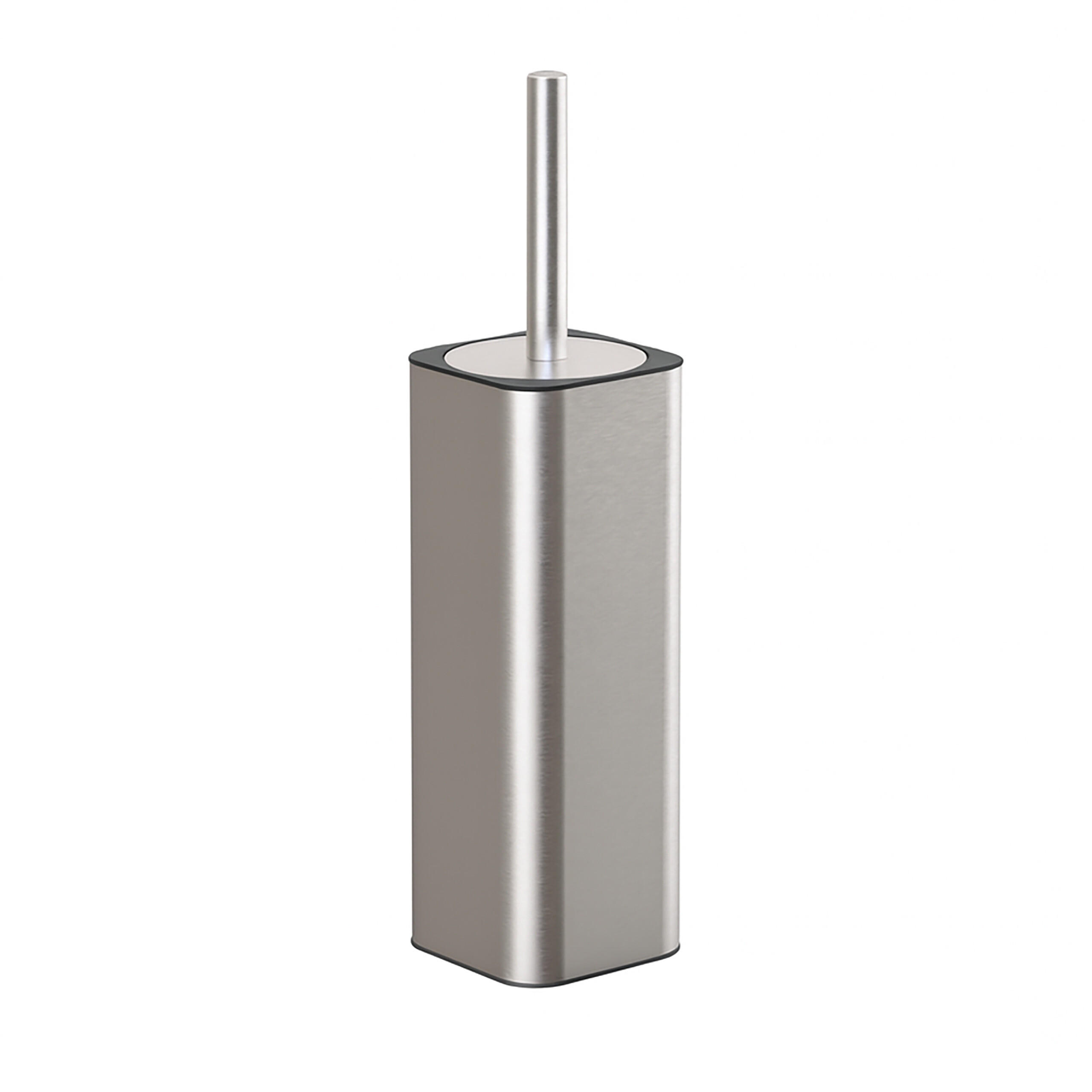 TOILETTENBÜRSTE - Silberfarben, Kunststoff/Metall (9.5/36.5/10.5cm) - Relaxdays