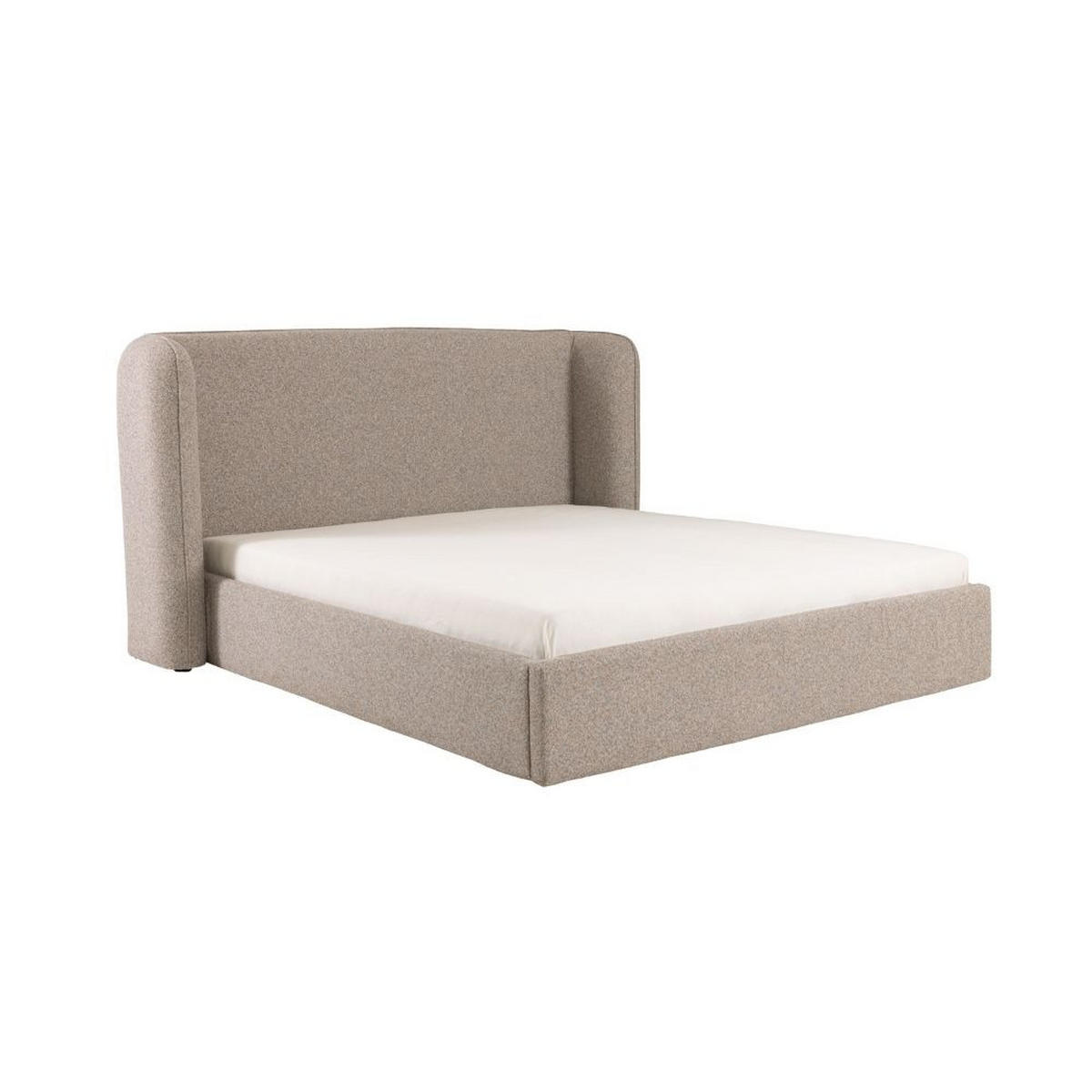 POLSTERBETT Stella mit Bettkasten, ohne Matratze, 180x200 cm, Cappuccino - Schwarz/Cappuccino, Textil (180/200cm) - AN-Moebel 4u