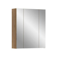 SPIEGELSCHRANK ICE (B/H/T: ca. 60/70/18 cm) in Artisan Oak Nachbildung/Artisan Oak Nachbildung - Eichefarben, Holzwerkstoff (60/70/18cm)