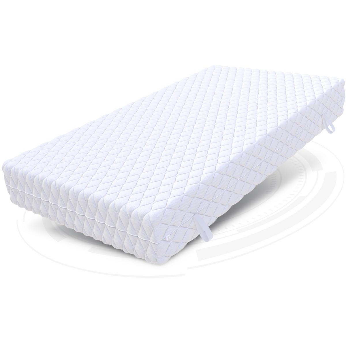 TASCHENFEDERKERN-MATRATZE KEPLER 20 cm H3 - Weiß, Textil (80/200cm) - FDM
