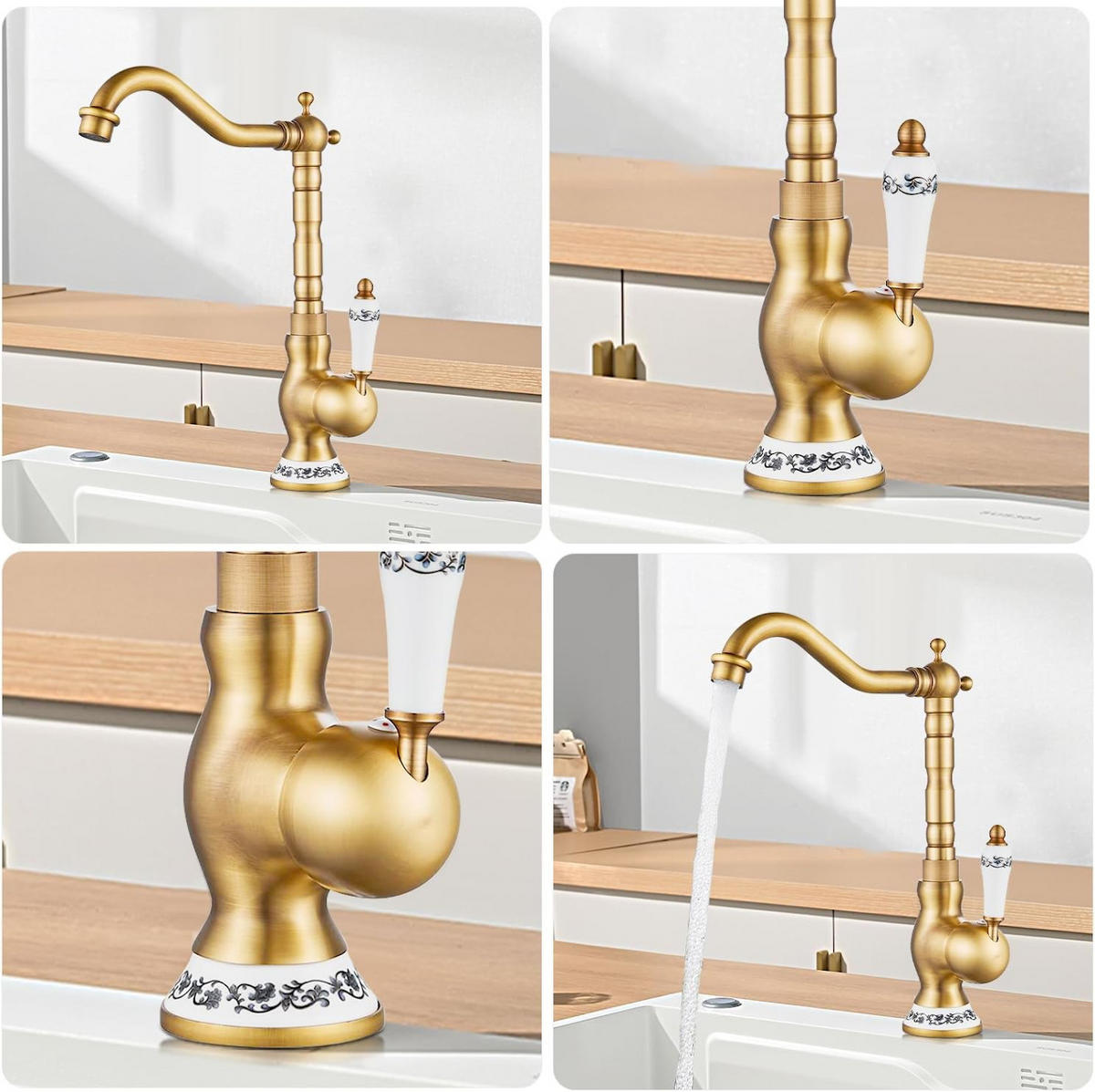 KÜCHENARMATURN, 35*17.5cm, gold - Goldfarben, Metall (40/10/27cm) - Vallsero