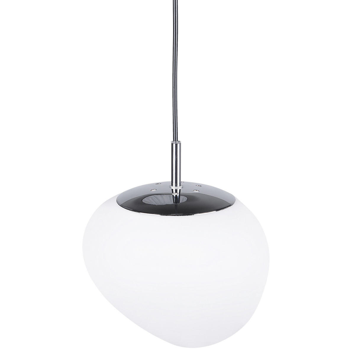 HÄNGELEUCHTE Liffel 24/24/130 cm - Weiß, Glas (24/24/130cm) - Beliani