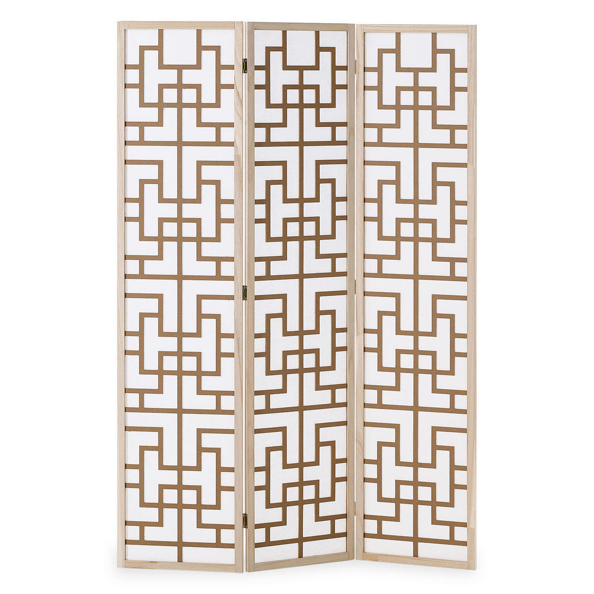 PARAVENT 120/170 cm Natur Holz Shoji - Naturfarben, Holz (120/170/2cm) - Homestyle4u