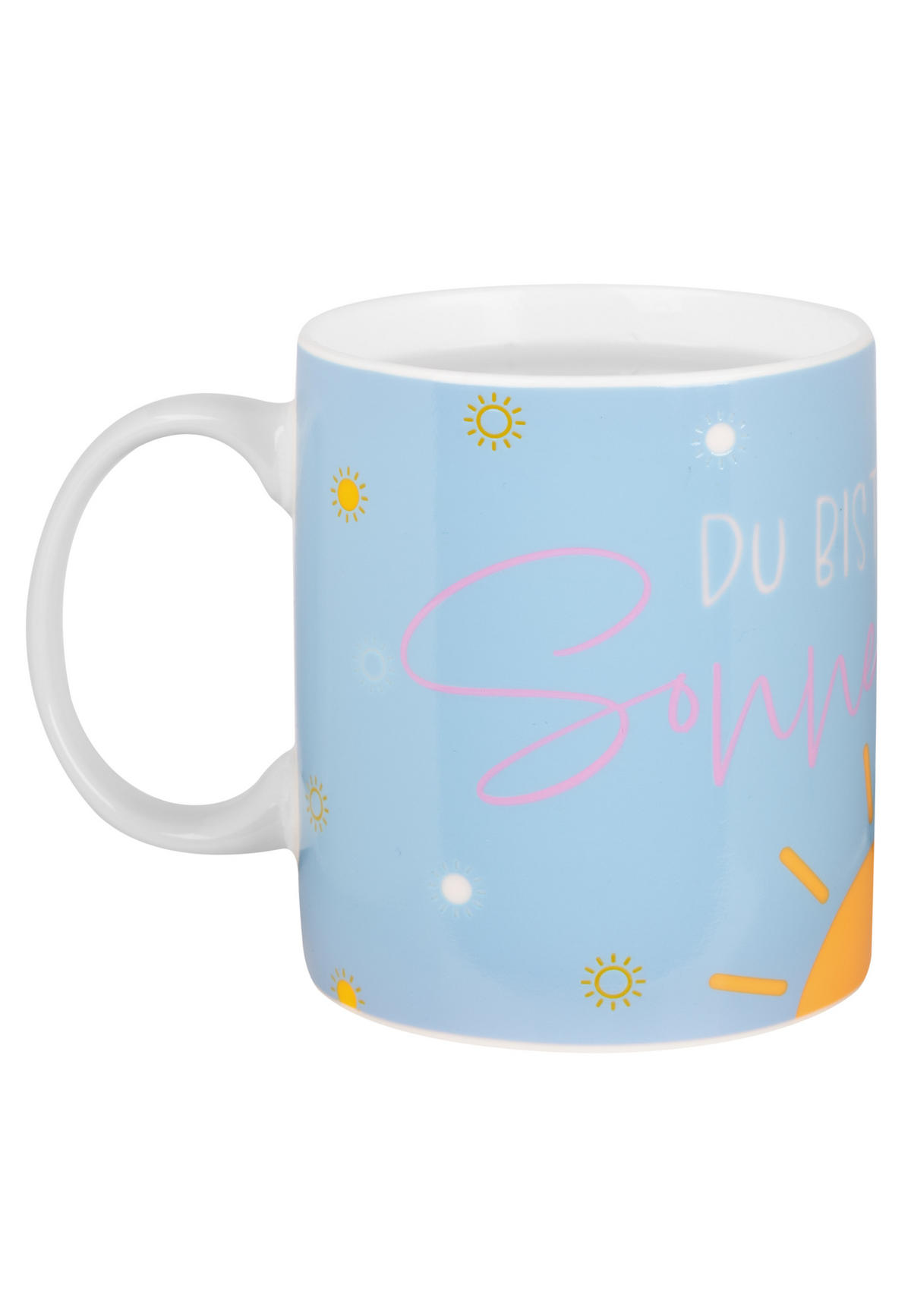 KAFFEEBECHER Du bist mein Sonnenschein Zaubertasse Mehrfarbig 320 ml - Multicolor, Keramik (0.32L) - United Labels