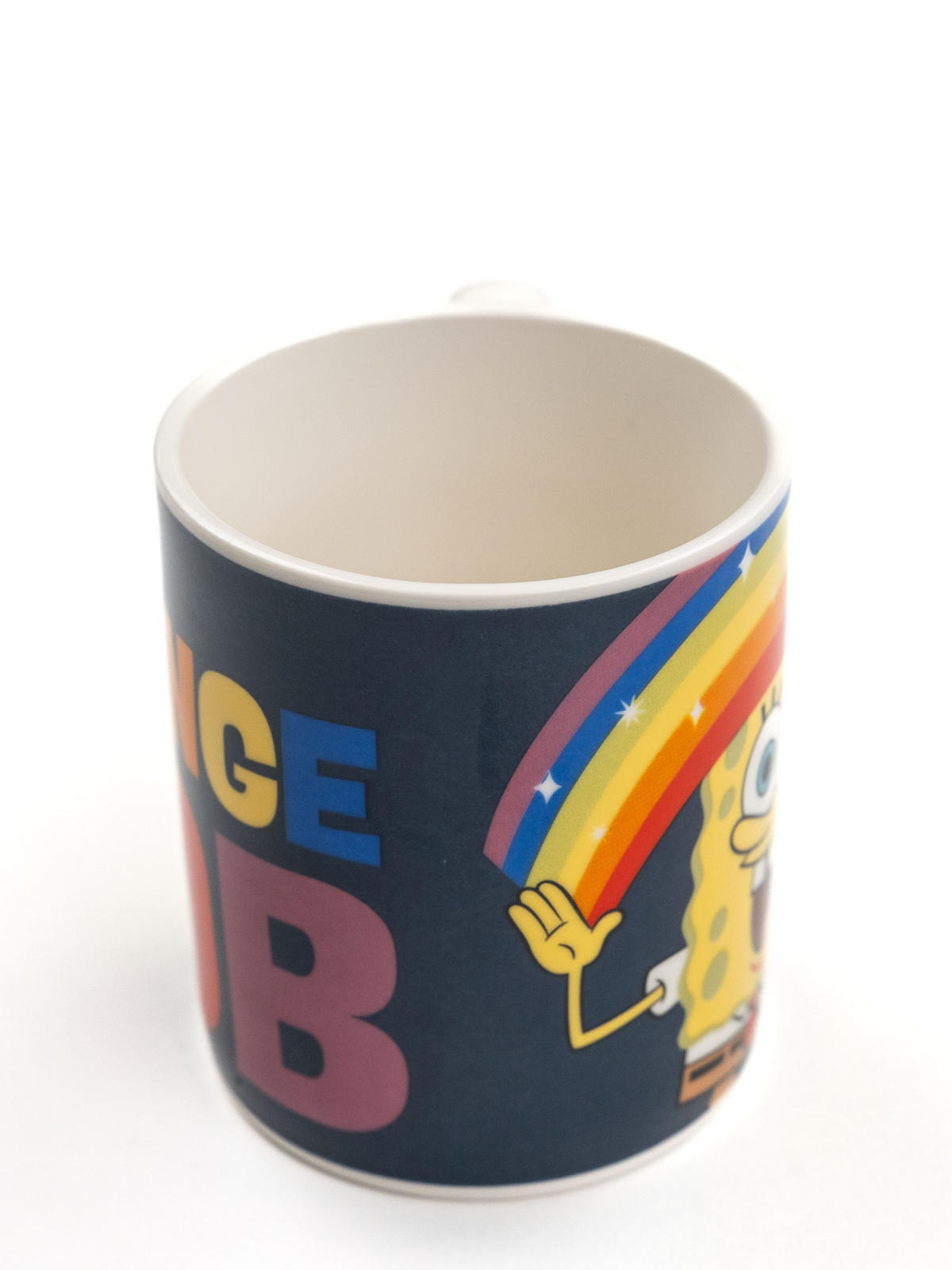 BECHER Spongebob Schwammkopf Rainbow Mehrfarbig 230 ml - Multicolor, Keramik (0.23L)