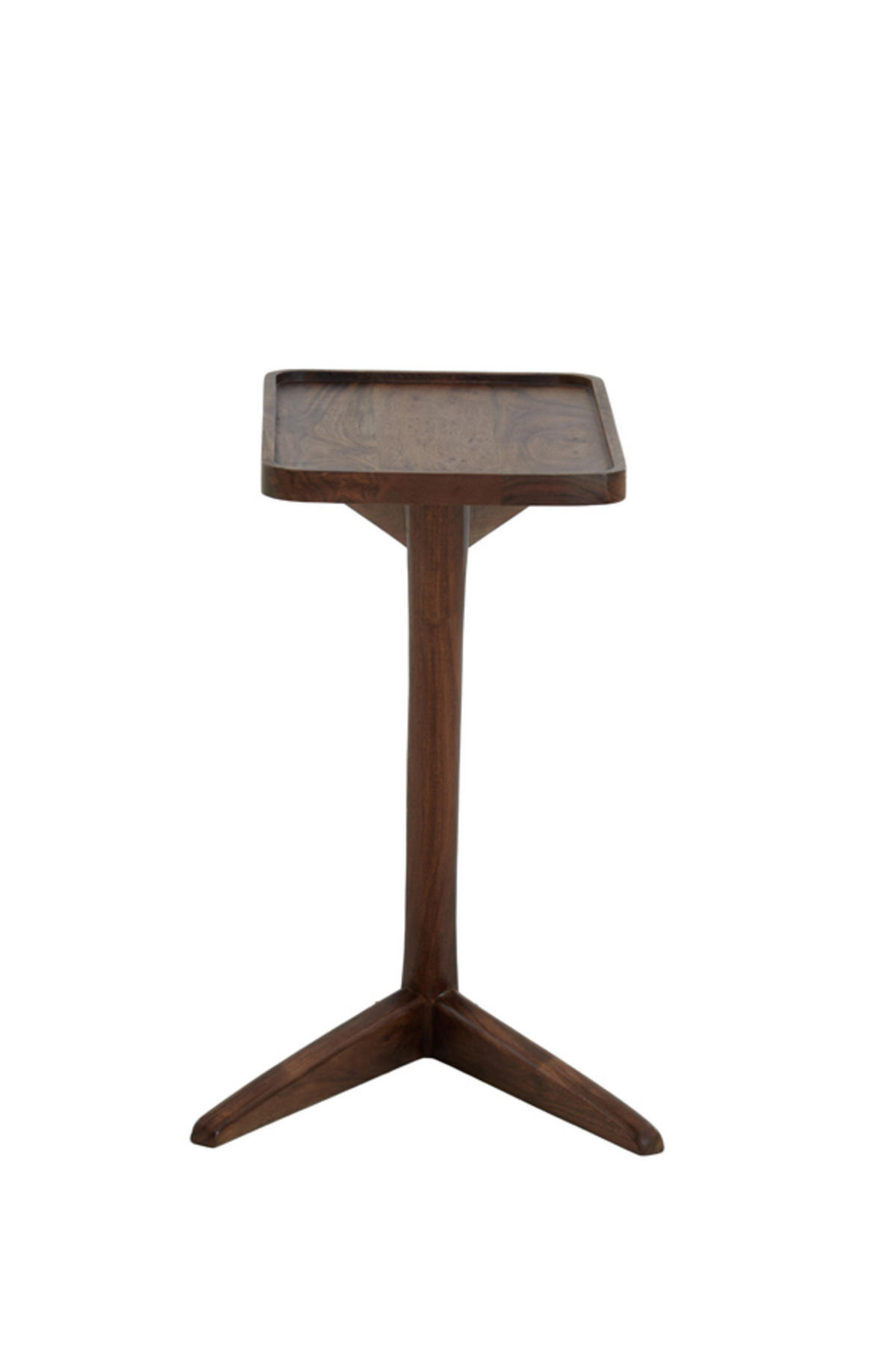 BEISTELLTISCH Qiano Braun 45/42/63 cm - Dunkelbraun, Holz (45/42/63cm) - Light & Living