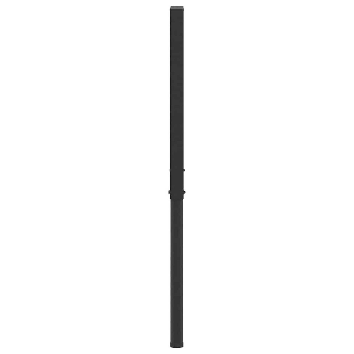 WERKBANKGESTELL Verstellbar 2 Stk. Metall 55/(69-95,5) Cm - Schwarz, Metall (55/95.5/4cm) - vidaXL