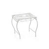 GARTENTISCH Carina antik weiß - Weiß, Metall (46/49/45cm) - TPFGarden