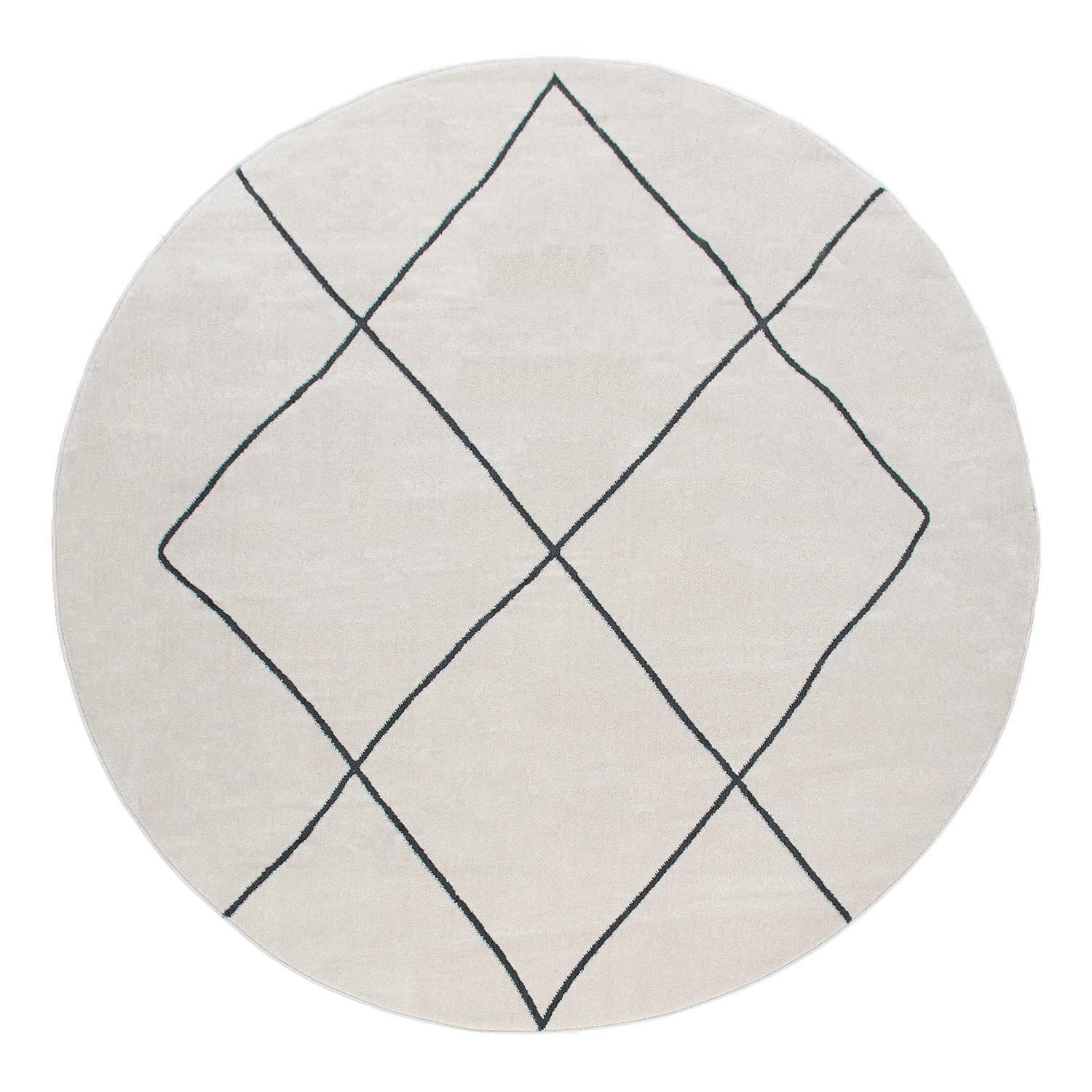 KURZFLORTEPPICH 200/200 cm Haral 787 - Weiß, Textil (200/200cm) - Paco Home