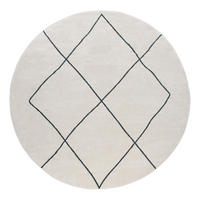 KURZFLORTEPPICH 200/200 cm Haral 787 - Weiß, Textil (200/200cm) - Paco Home