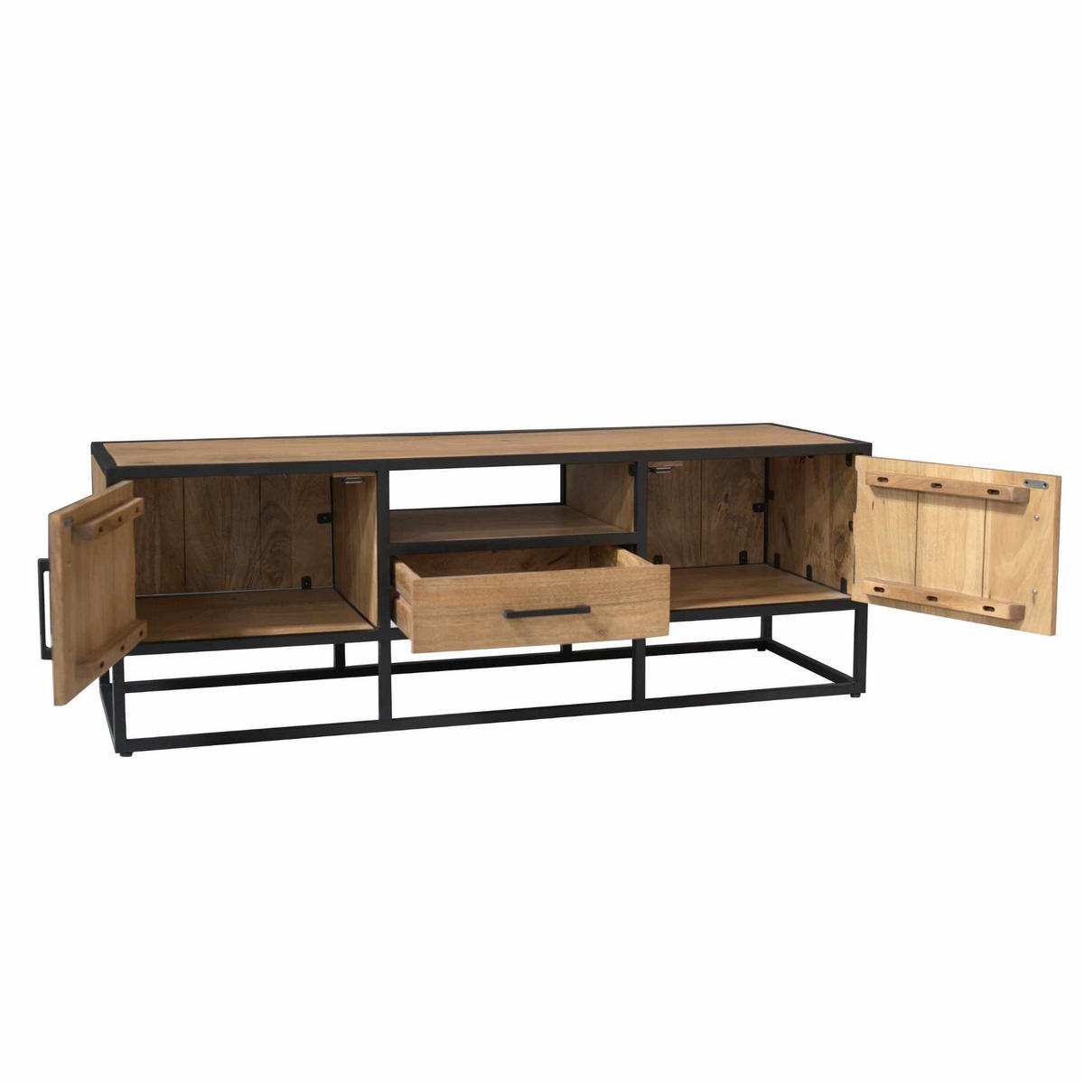 TV-MÖBEL Dakota Braun 45/145/50 cm - Braun, Holz (145/50/45cm) - Starfurn