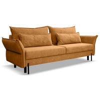 SCHLAFSOFA Volio mit Bettzeugcontainer Golden - Goldfarben, Holz/Textil (239/91/96cm) - Kaiser Möbel
