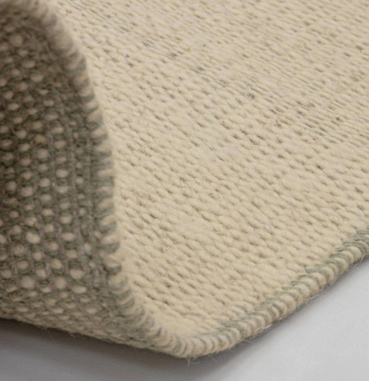 TEPPICH modern Wohn-/Schlafzimmer reine Wolle MALI Grün 160x230 cm - Grün, Naturmaterialien (160/230cm) - Novatrend