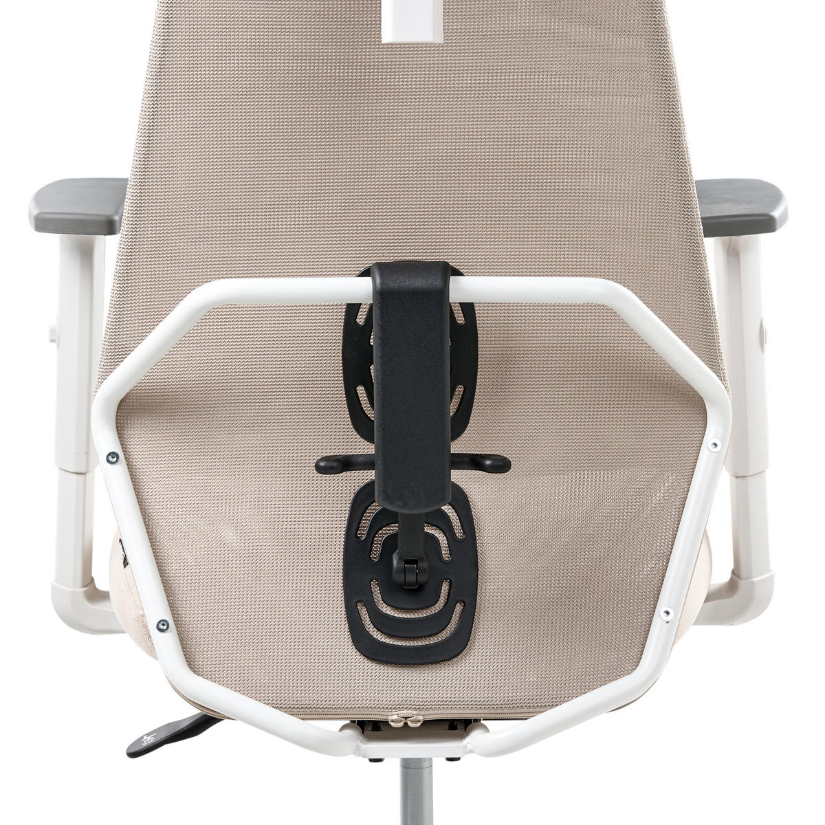 BÜROSTUHL Beige Oryn - Beige, Textil (71/111/65cm) - Beliani
