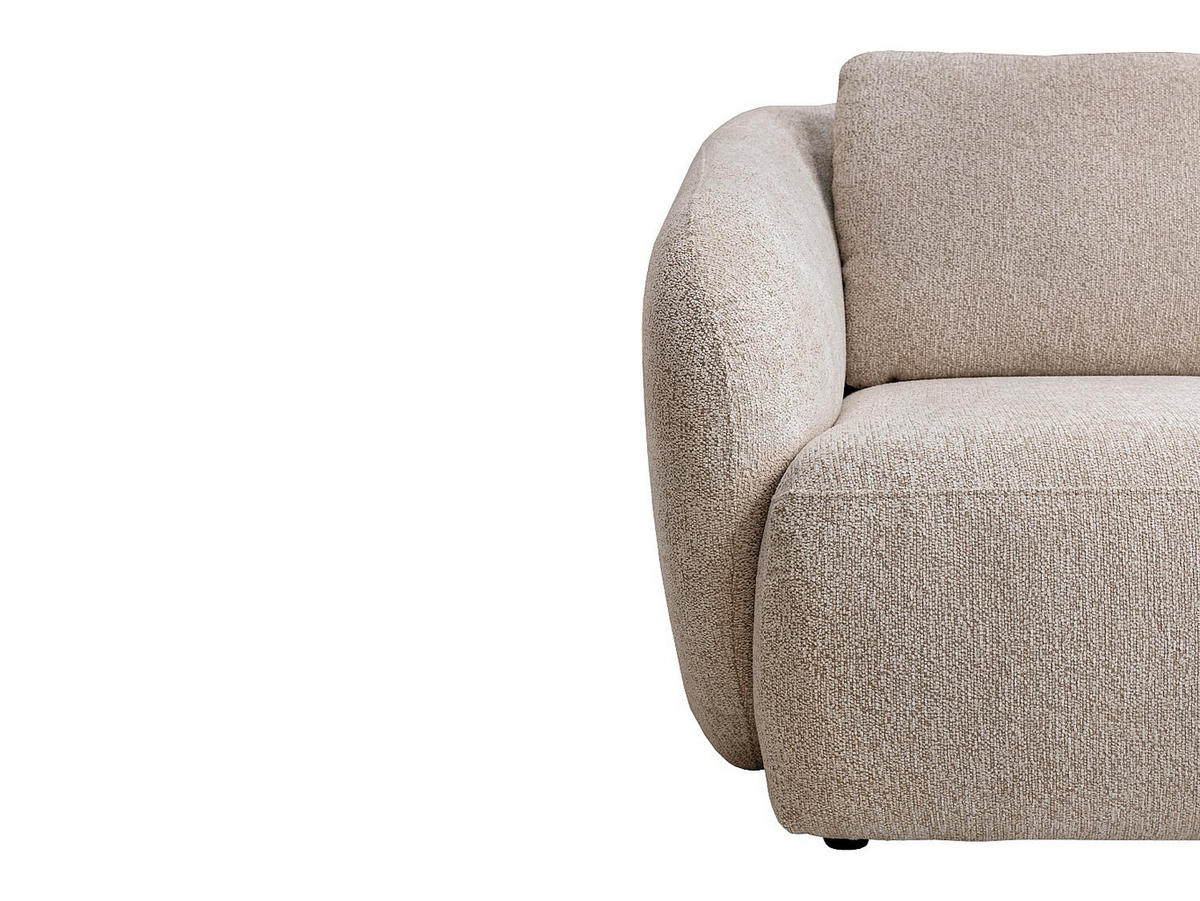 SOFA - 2 Personen - stoff - beige Liruno - Beige, Textil (200/85/104cm) - Vente-Unique