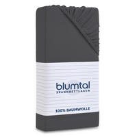 SPANNBETTLAKEN 160/200/30 cm Dunkelgrau - Dunkelgrau, Textil (160/200cm) - Blumtal
