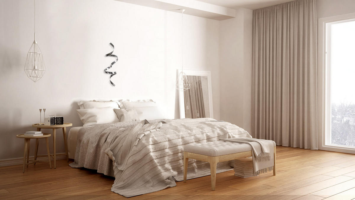 WANDDEKO Silber 95/34 cm - Silberfarben, Metall (4.07/34/28cm) - KUNSTLOFT