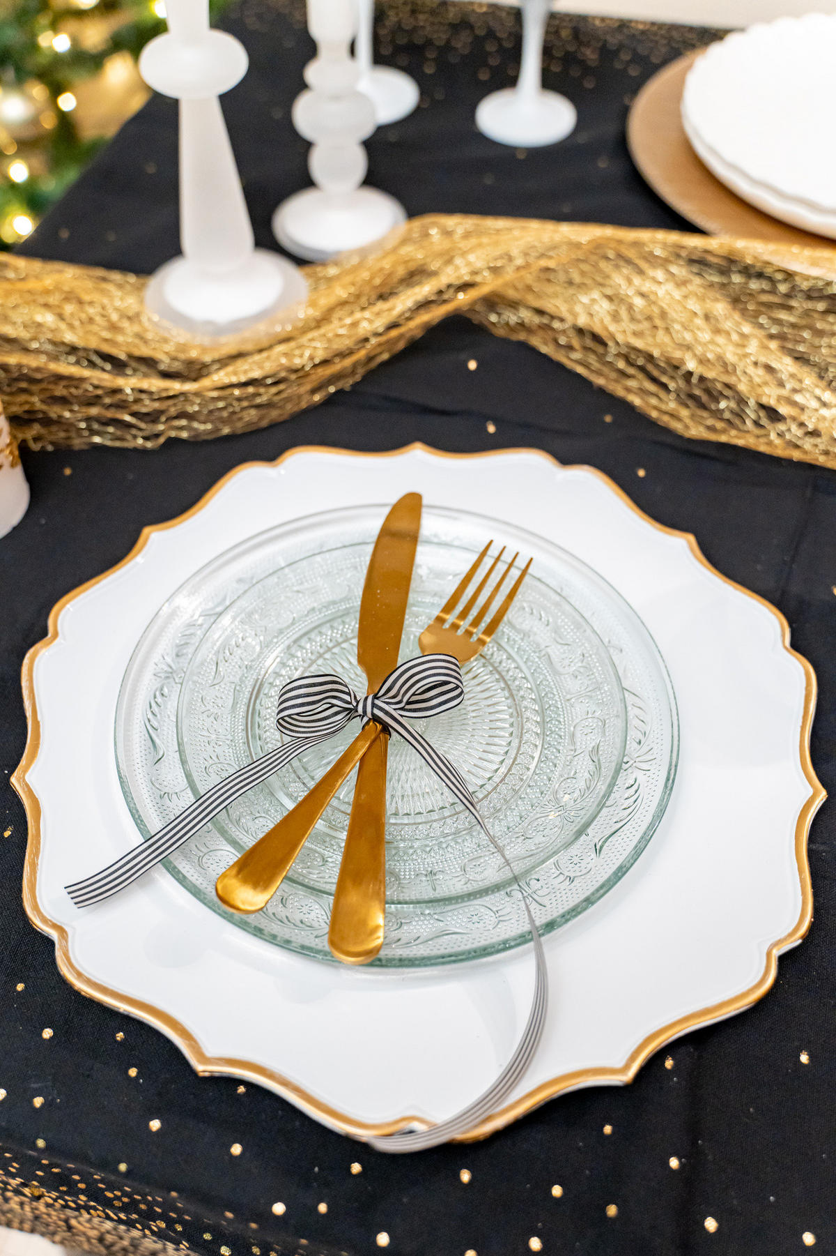 GESCHIRR-SET für 6 Personen Transparent 22,7/22,7/1,9 cm - Transparent, Glas (22.7/1.9/22.7cm) - Secret de Gourmet