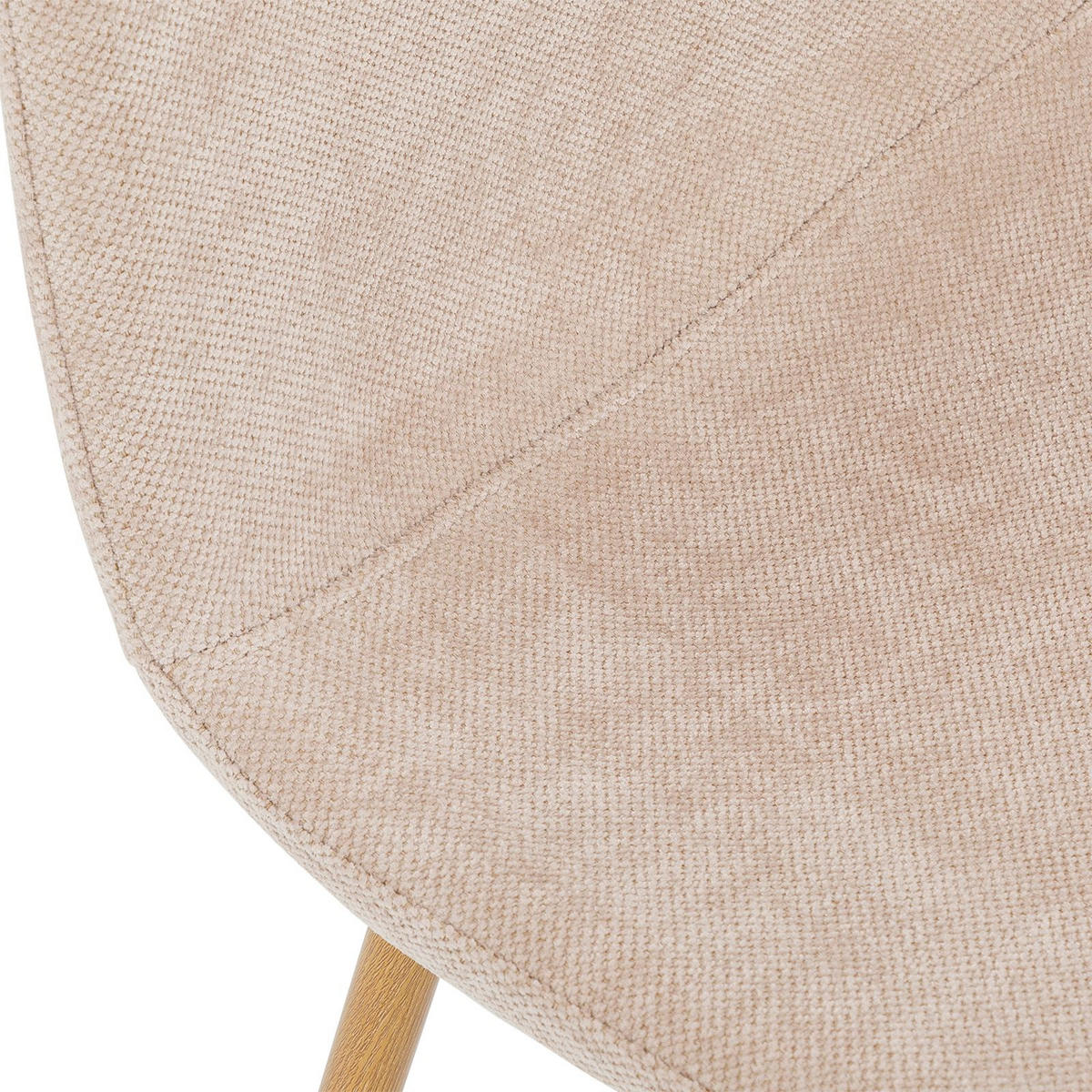 ESSZIMMERSTUHL PUNTA 4er-Set beige - Beige, Textil (45/86/53cm) - IDIMEX