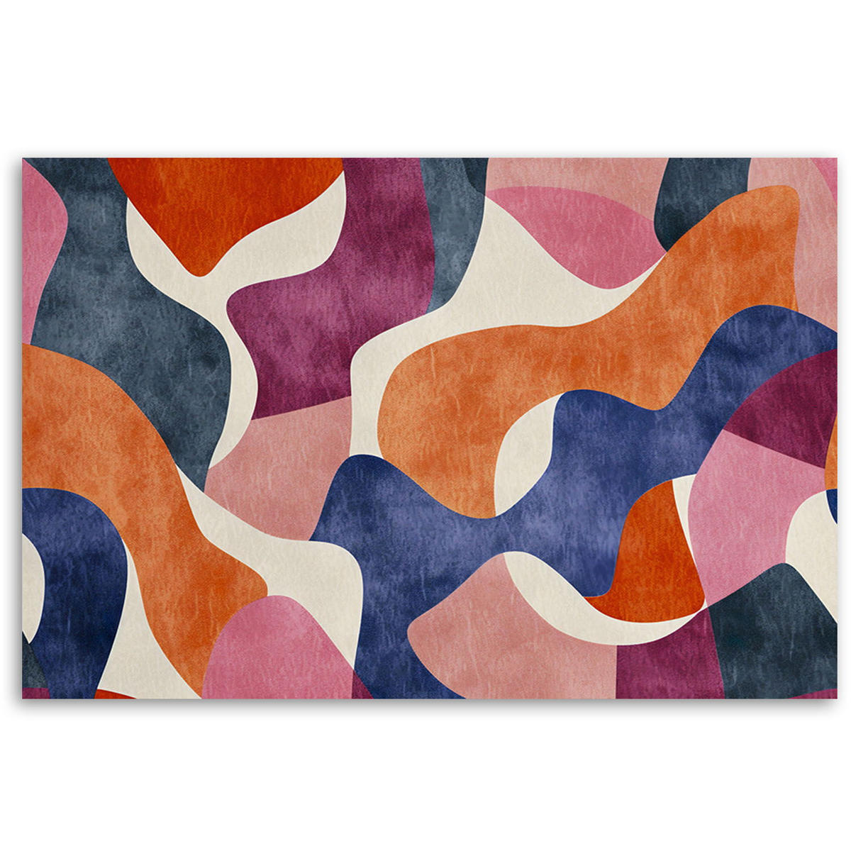 KUNSTDRUCK Lila 60/40 cm - Lila, Textil (60/40cm) - KUNSTLOFT