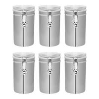 VORRATSDOSE (6er Set) Canister - Silberfarben, Metall (10/18/10cm) - Butlers
