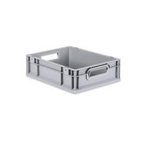 EUROBOX Nextgen Economy Griffe Offen 12x30x40cm 11 Liter - Grau, Kunststoff (30/12/40cm) - PROREGAL