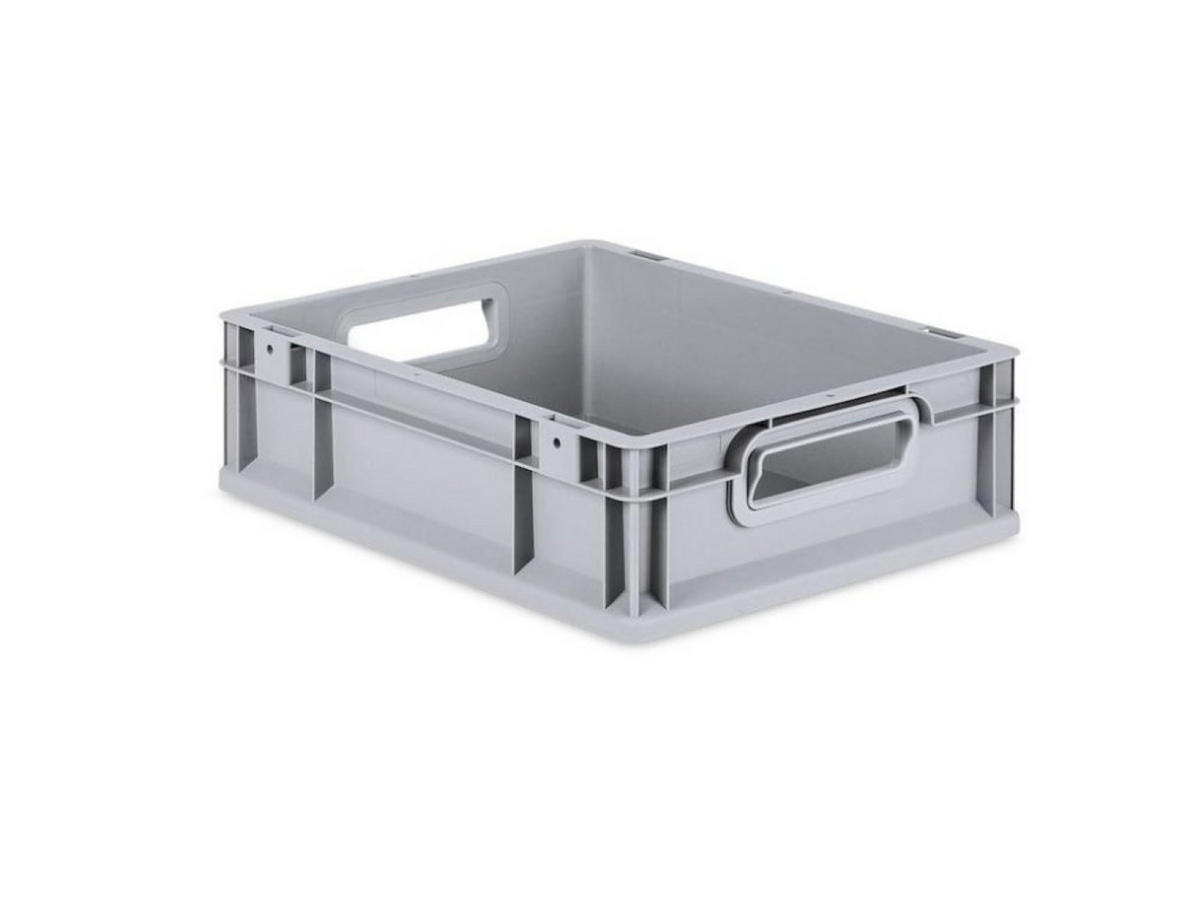 EUROBOX Nextgen Economy Griffe Offen 12x30x40cm 11 Liter - Grau, Kunststoff (30/12/40cm) - PROREGAL