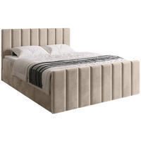 BOXSPRINGBETT Denver DUO mit Topper 140x200 Beige - Sahara, Textil (140/200cm) - Bromarkt
