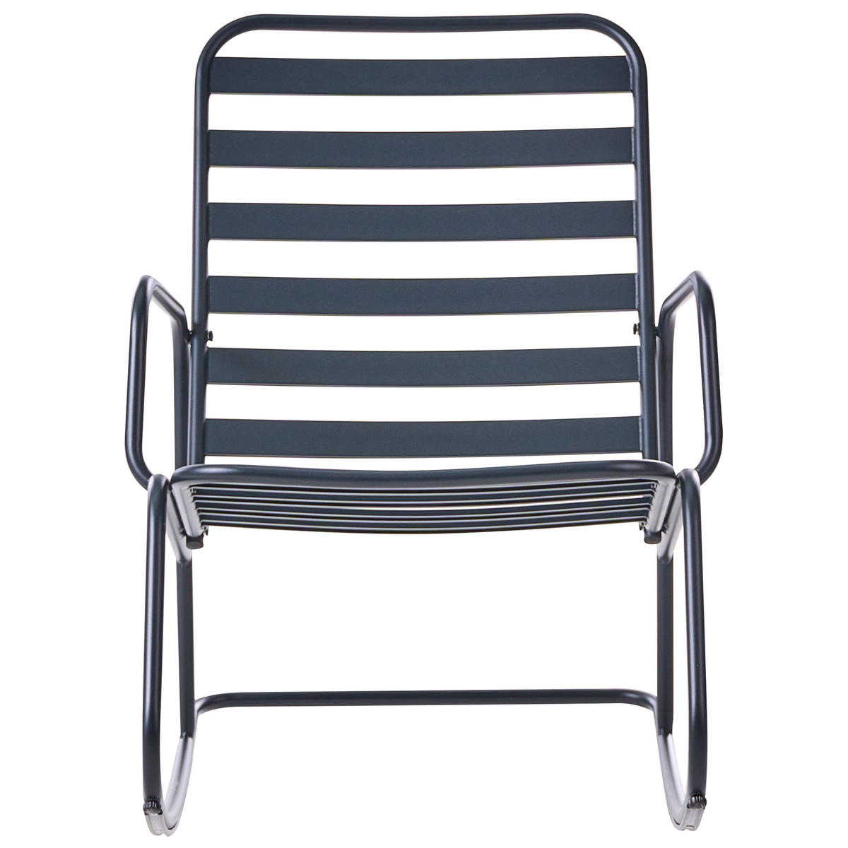 GARTEN-SCHAUKELSTUHL Schwarz Turi - Schwarz, Metall (66/92/96cm) - Beliani