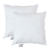 FÜLLKISSEN 2er-Set, Federkissen 45/45 cm - Weiß, Textil (45/45cm) - Homescapes