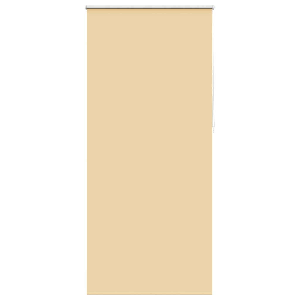 VERDUNKELUNGSROLLO 84,4/230 cm Stoffbreite 80 cm aus Polyester Beige - Beige, Textil (80/230cm) - vidaXL