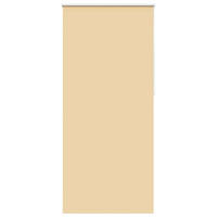 VERDUNKELUNGSROLLO 84,4/230 cm Stoffbreite 80 cm aus Polyester Beige - Beige, Textil (80/230cm) - vidaXL