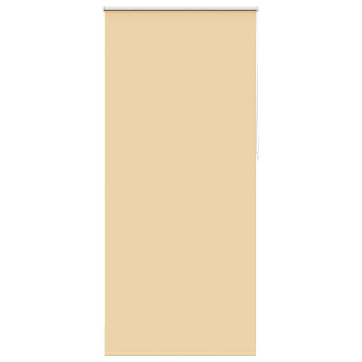 VERDUNKELUNGSROLLO 84,4/230 cm Stoffbreite 80 cm aus Polyester Beige - Beige, Textil (80/230cm) - vidaXL