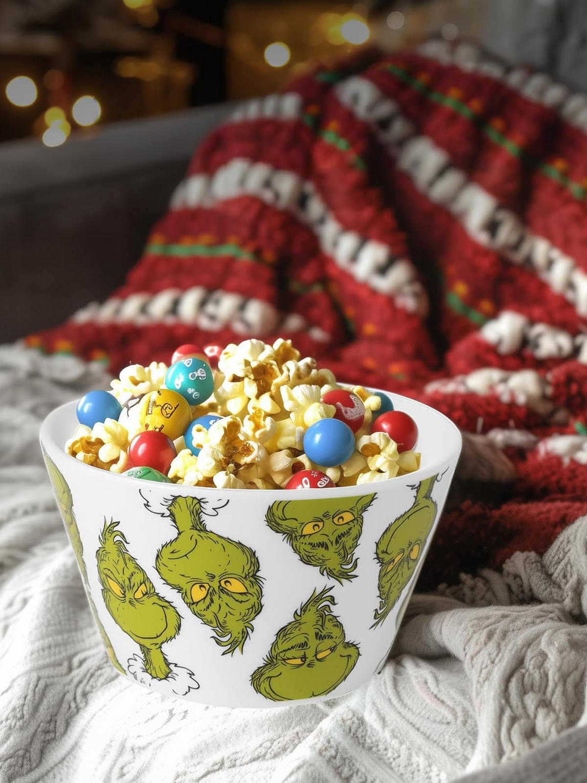 MÜSLISCHALE The Grinch Weiß 500 ml - Weiß, Keramik (14cm) - United Labels