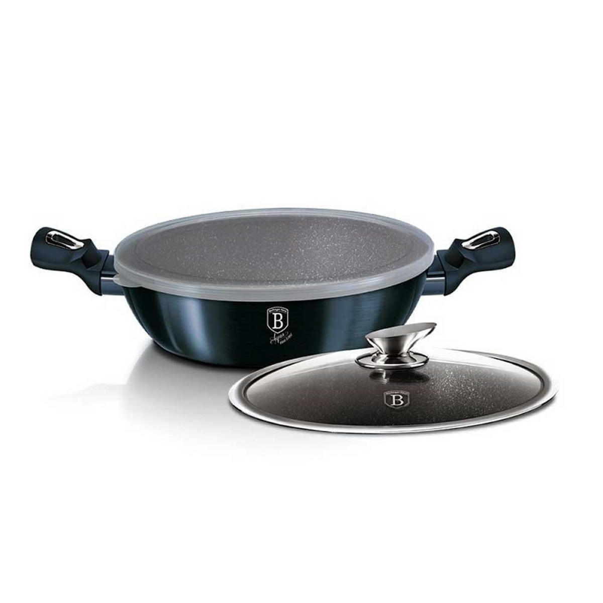TOPF Graphit 28/28/7.5 cm BH6794 - Graphitfarben, Metall (28cm) - Berlinger Haus