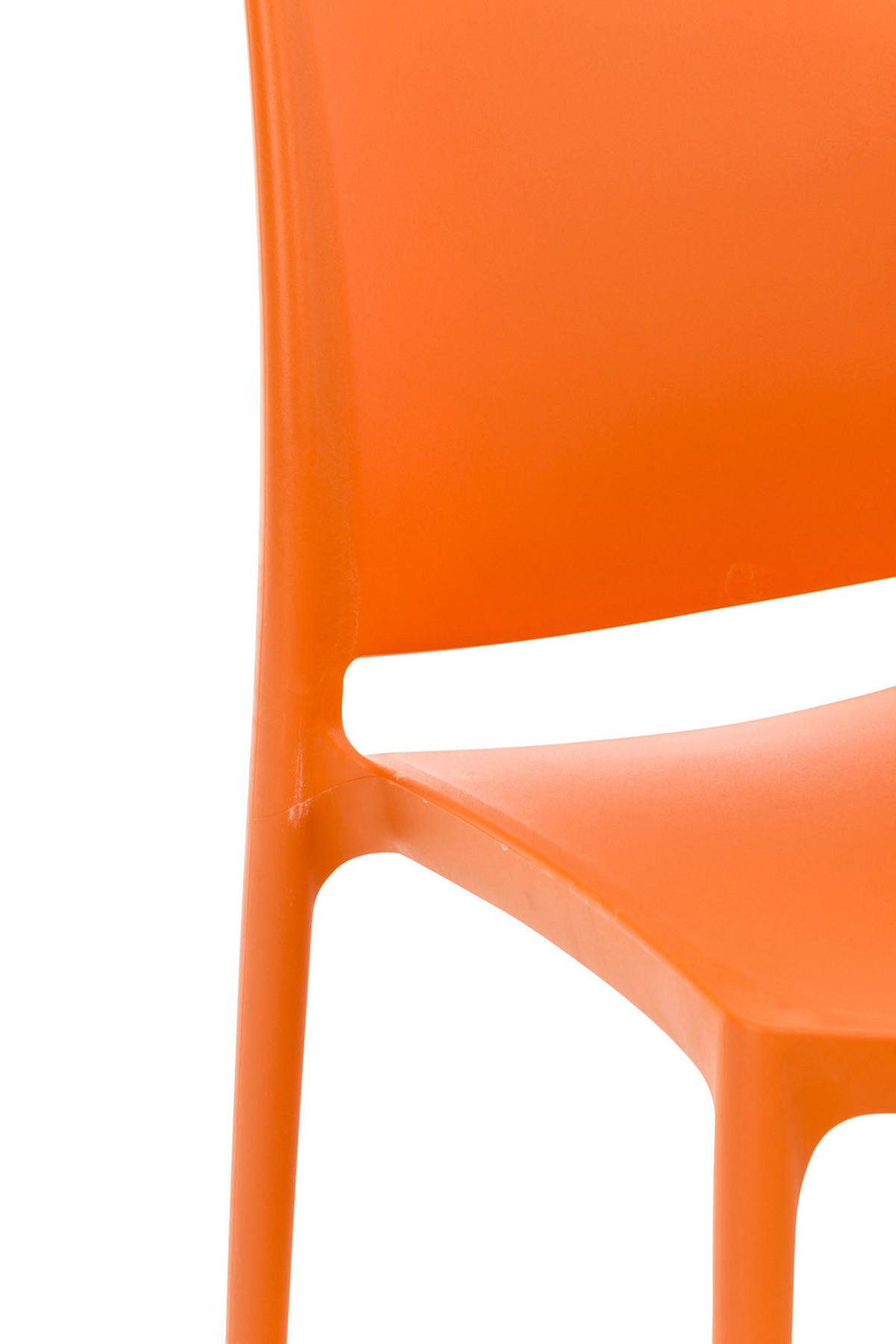 GARTENSTUHL Kunststoff orange - Orange, Kunststoff (44/81/50cm) - CLP