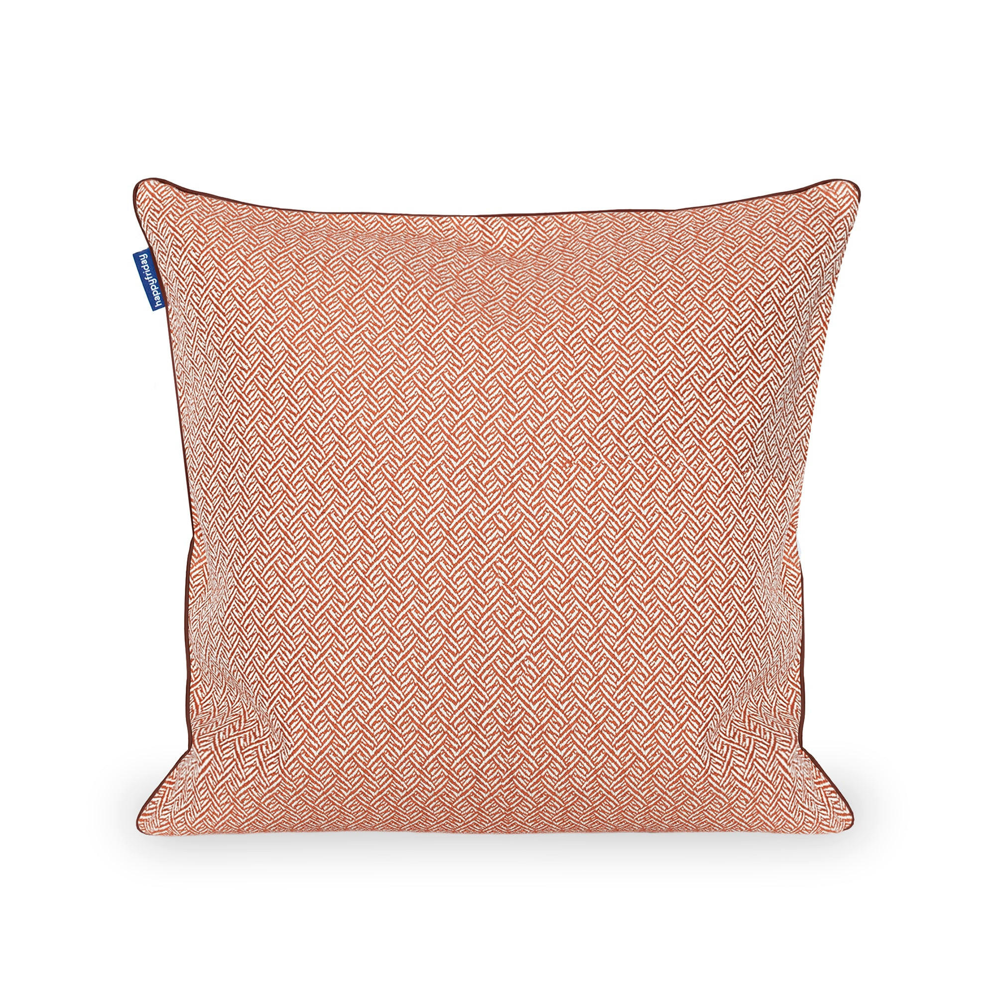 KISSENBEZUG dekorativ herringbone 50x50 cm terrakota - Terracotta, Textil (50/50cm) - Happy Friday