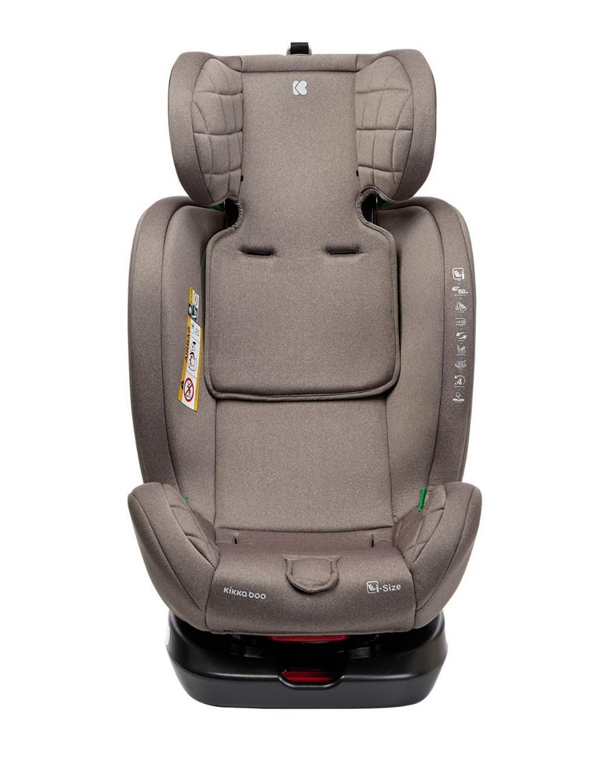 KINDERSITZ i-Trip i-Size beige (40-150 cm) Gruppe 0+/1/2/3 verstellbar Isofix - Beige, Kunststoff (46/62/50cm) - Kikka boo
