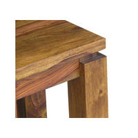 BEISTELLTISCH Sheesham 40x40x45 braun lackiert METRO LIFE #166 - Braun, Holz (40/40/45cm) - Massivmoebel24