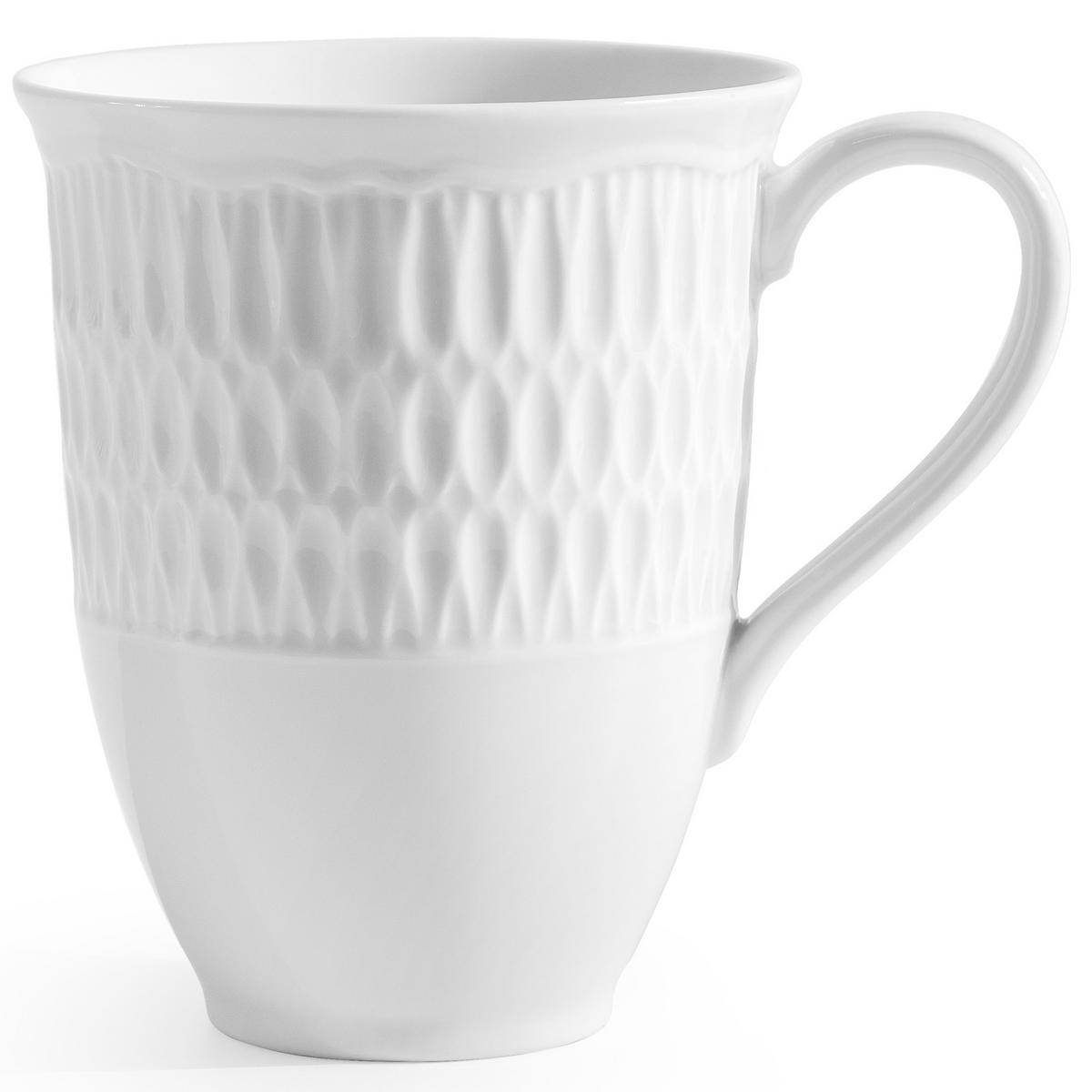 BECHER-SET CMIELOW SOFIA 6-tlg aus Porzellan - Weiß, Keramik (0.3L) - KONSIMO®