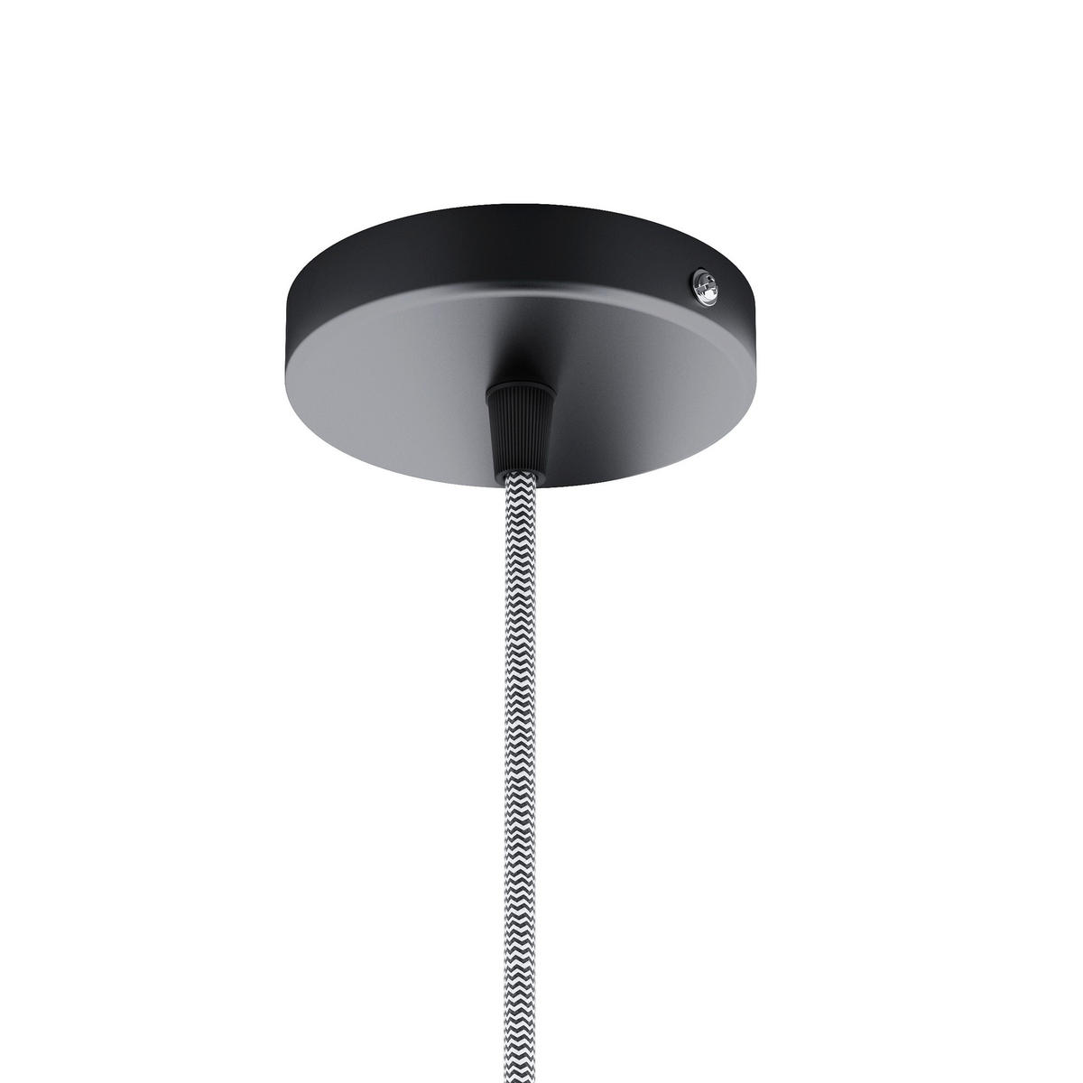 PENDELLEUCHTE ELISA weiss/schwarz 15 W - Weiß, Metall (10/10/2cm) - Rendl