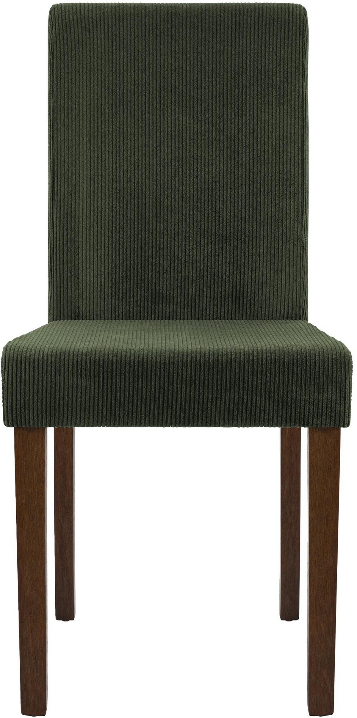 ESSZIMMERSTUHL Dalan Cord Grün Antik-Dunkel Wohnzimmerstuhl - Grün, Textil (41/91/47cm) - DELUKE