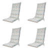 GARTENSTUHLKISSEN Trivia 123/50 cm 4er-Set - Pastellblau, Textil (50/7/123cm) - Madison