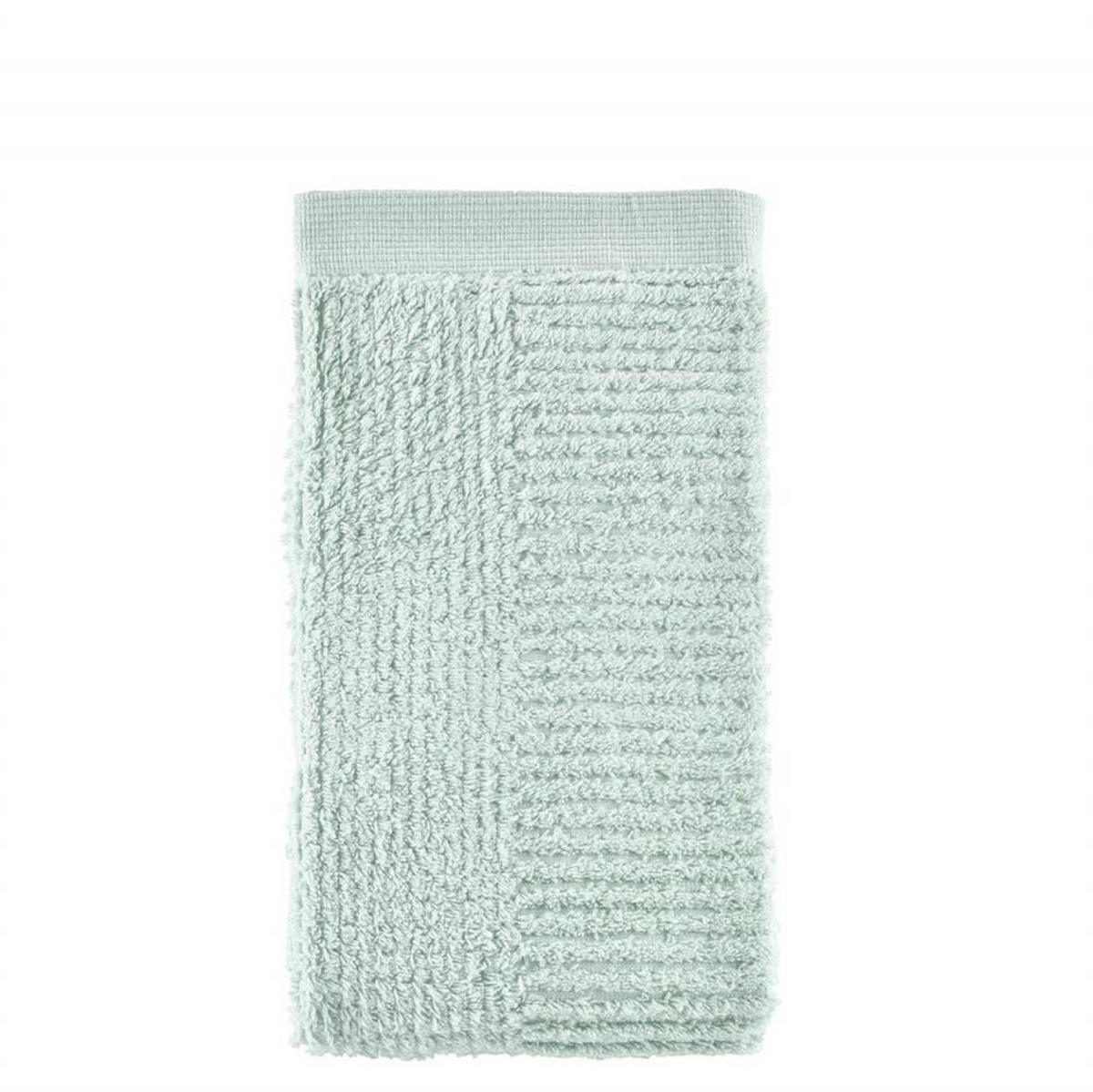 HANDTUCH Classic dusty green 50/100 cm - Türkis, Textil (50/100cm) - Zone Denmark
