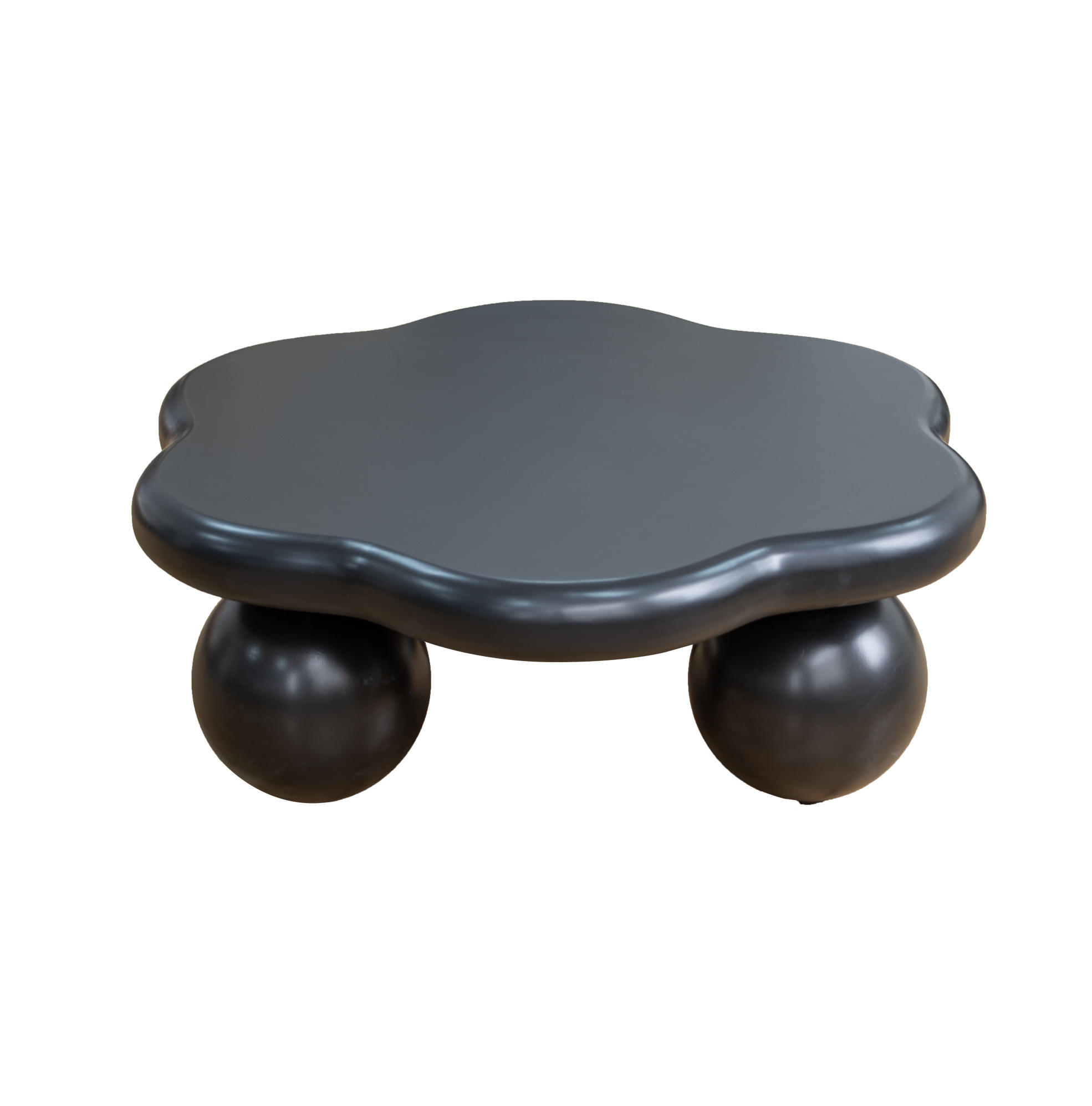 Ivmeu Couchtisch Schwarz 79x31x79 cm