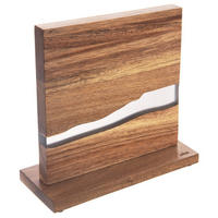 MESSERHALTER magnetisch River doppelseitig Natur - Naturfarben, Holz (9.5/23.5/24cm) - Orion 