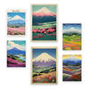 POSTER Set Mit 6 Massiver Berg In Vielseitiger Stil A3 & A4 Rahmenlos - Klar, Papier (29/3cm) - Nacnic