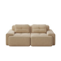 SOFA PANG-F4N8K2 Beige - Beige, Textil (104/69/204cm) - PANGIVO