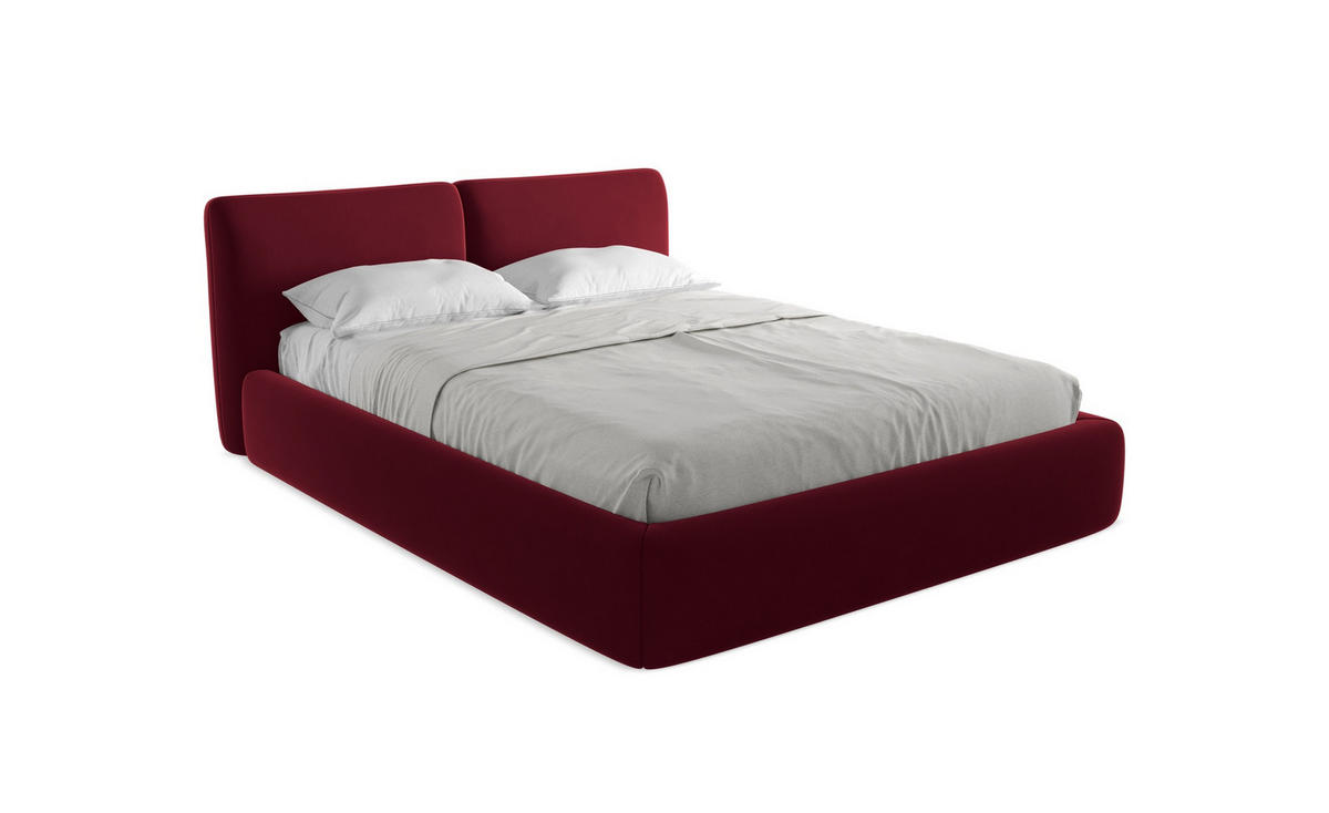 POLSTERBETT mit Bettkasten und Lattenrost 180x228 Creme - Perlmutt/Creme, Kunststoff/Textil (160/200cm) - Makamii